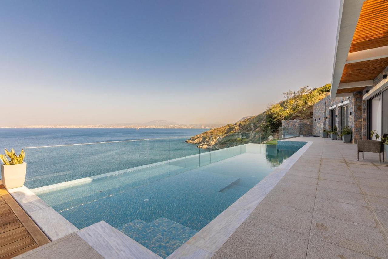 Rocca Al Mare Seaside Villas Palaiokastro  Bagian luar foto