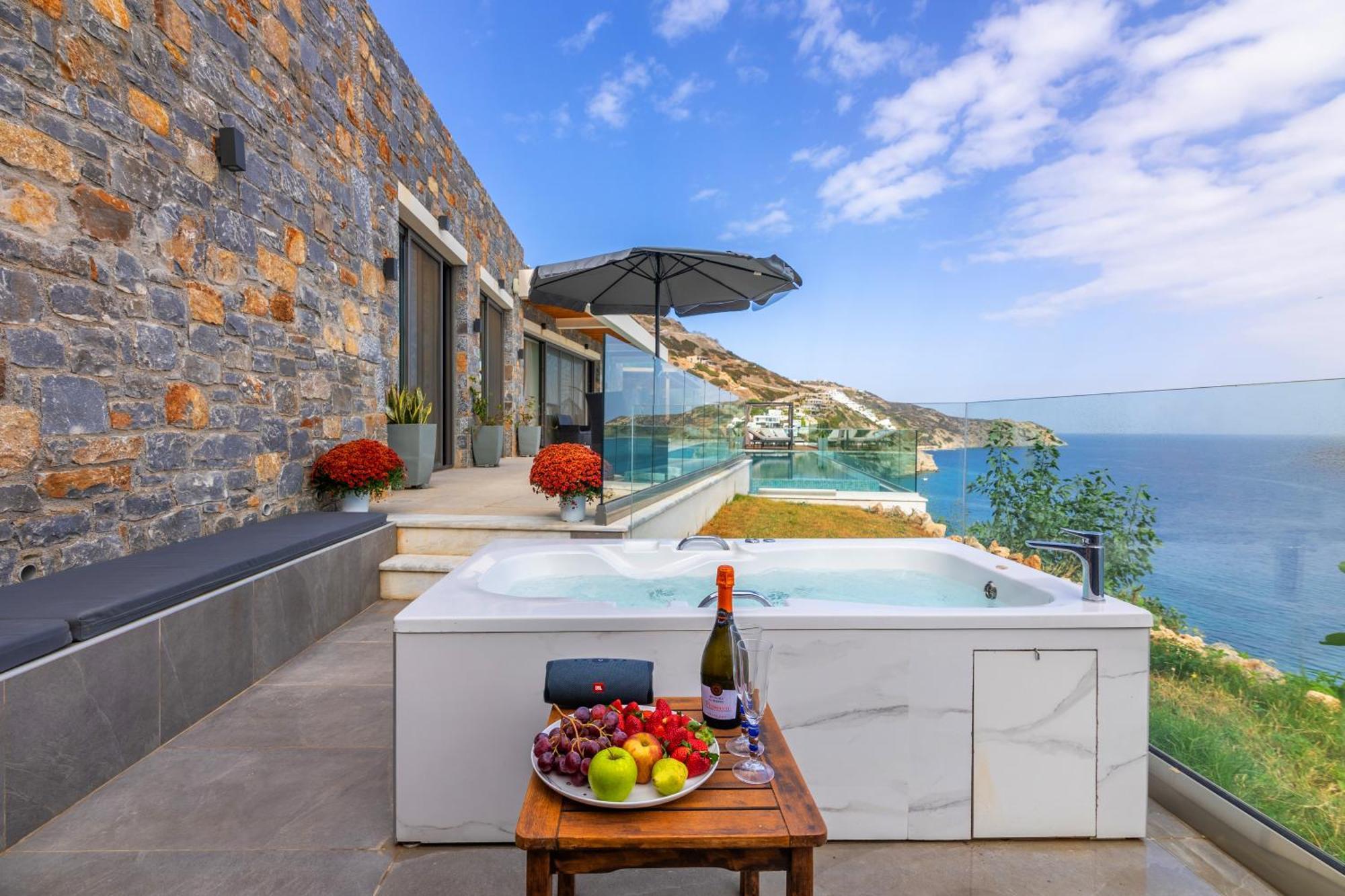 Rocca Al Mare Seaside Villas Palaiokastro  Bagian luar foto