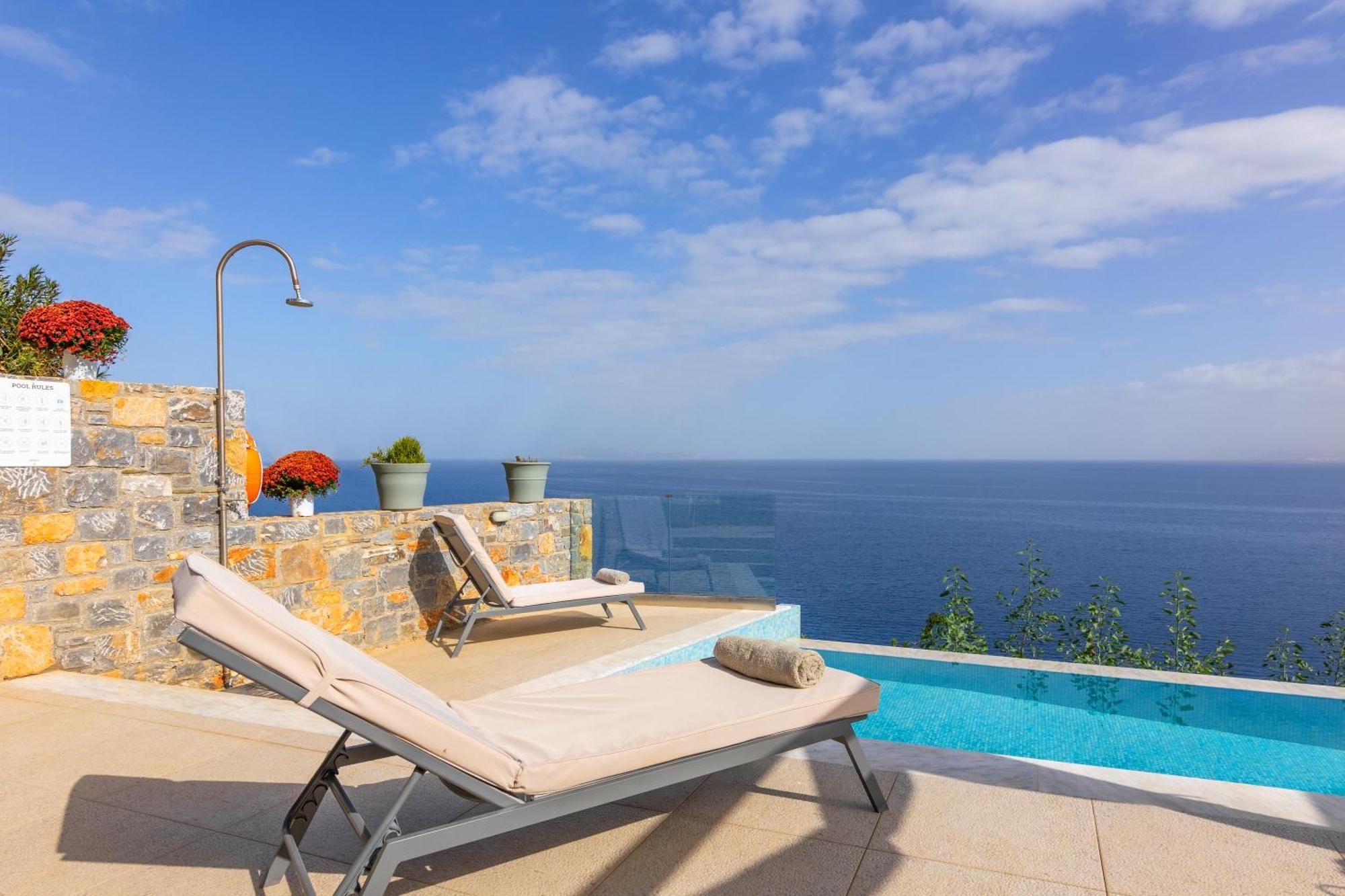 Rocca Al Mare Seaside Villas Palaiokastro  Bagian luar foto