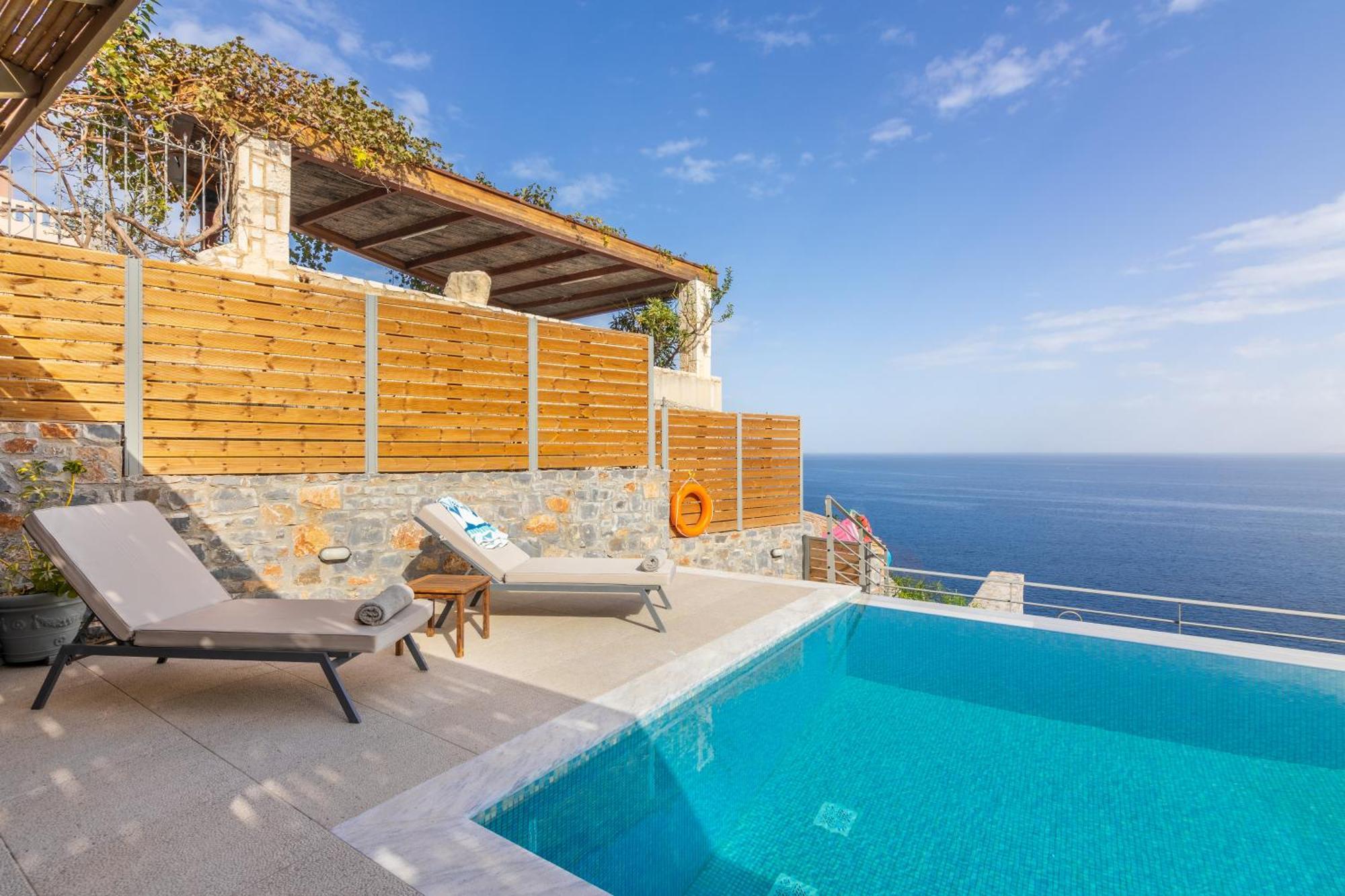 Rocca Al Mare Seaside Villas Palaiokastro  Bagian luar foto