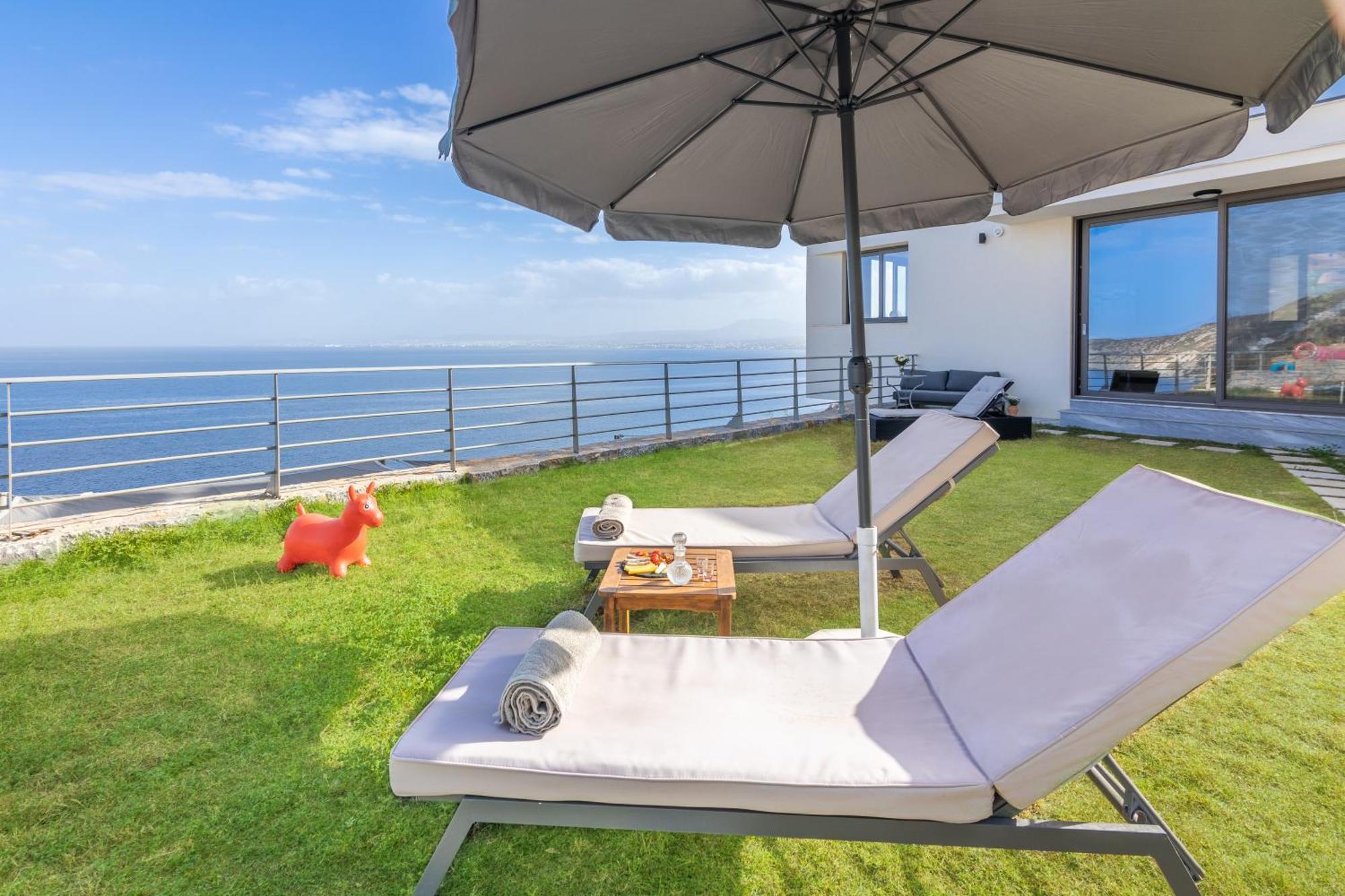 Rocca Al Mare Seaside Villas Palaiokastro  Bagian luar foto