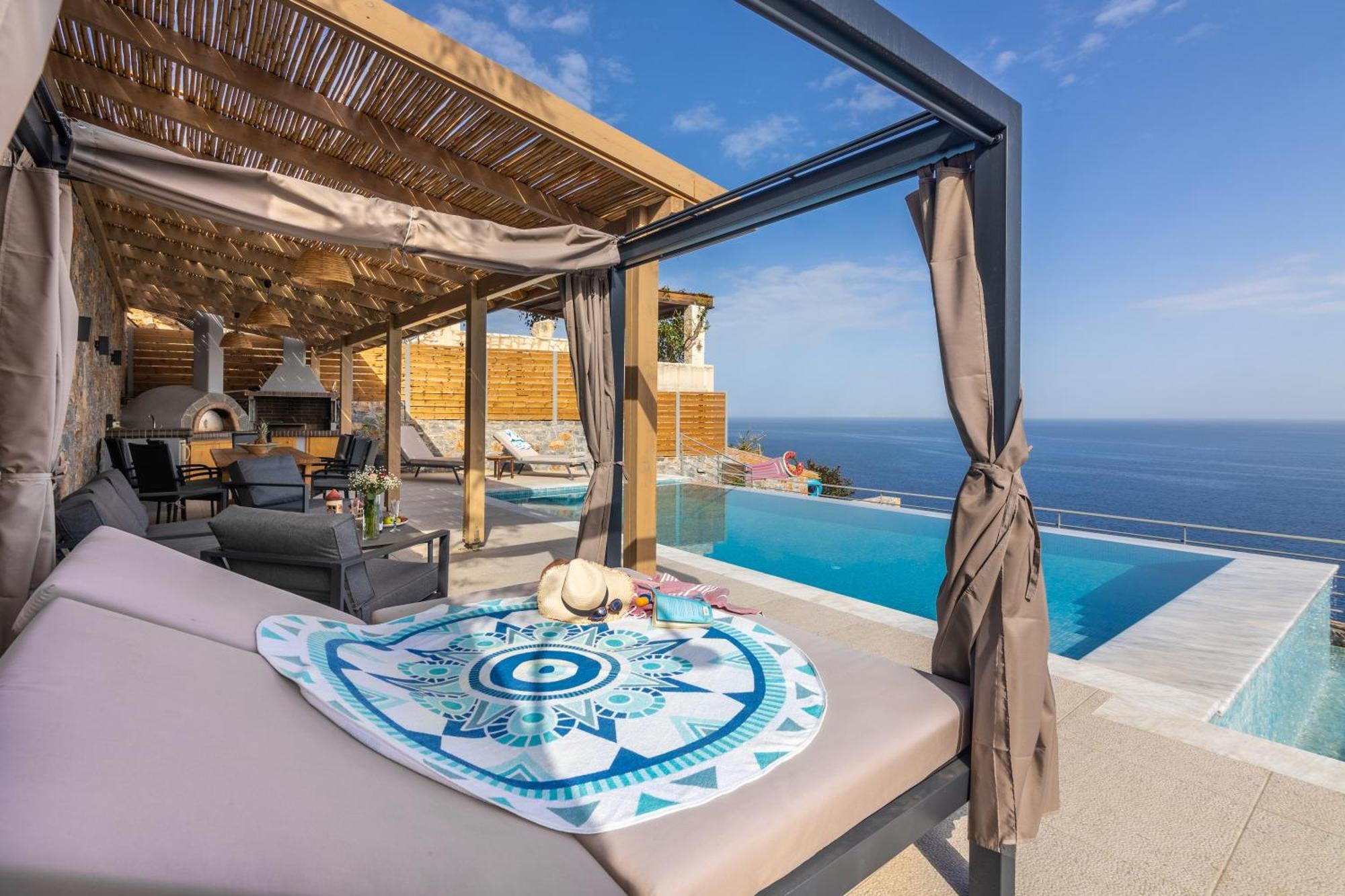 Rocca Al Mare Seaside Villas Palaiokastro  Bagian luar foto
