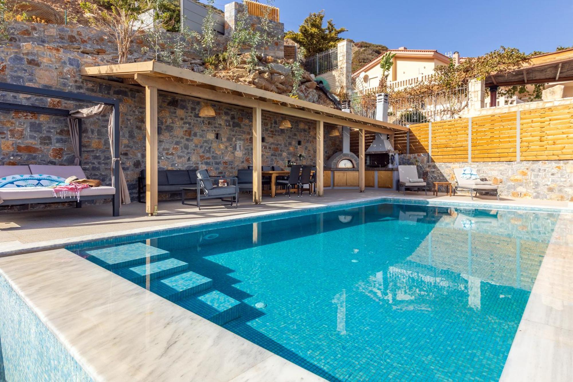 Rocca Al Mare Seaside Villas Palaiokastro  Bagian luar foto