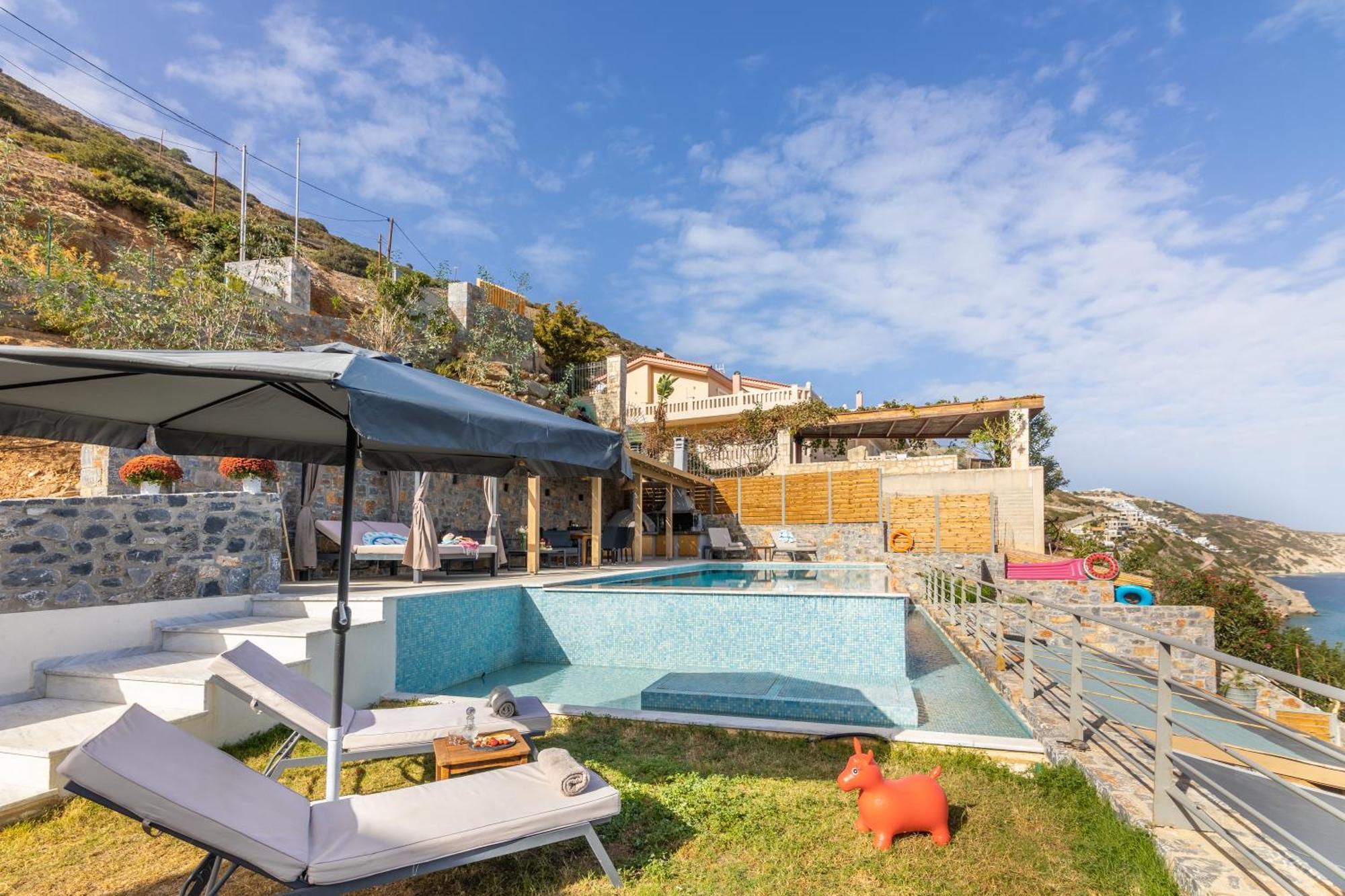 Rocca Al Mare Seaside Villas Palaiokastro  Bagian luar foto