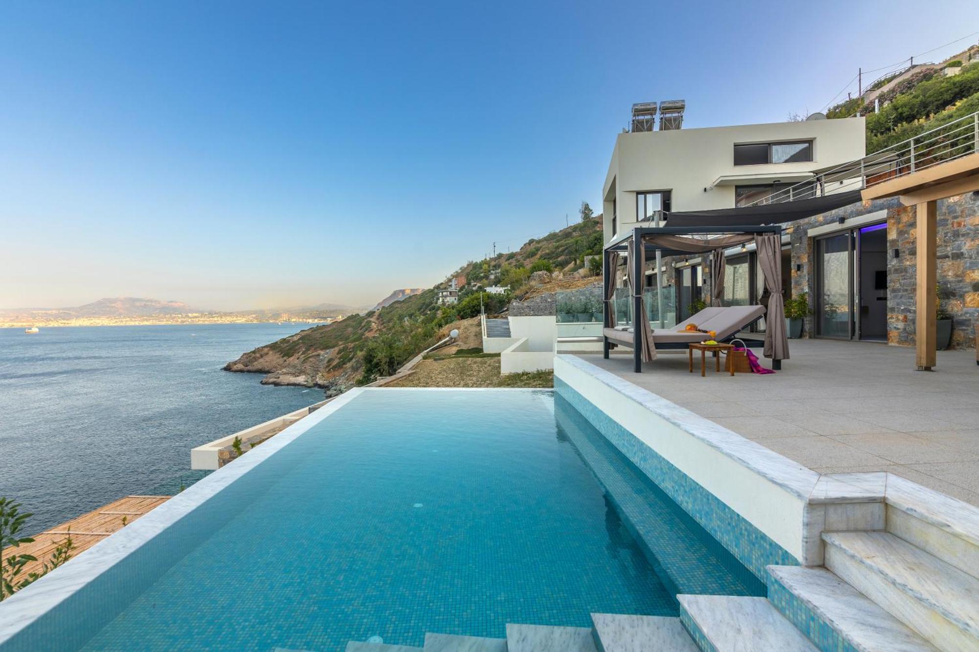 Rocca Al Mare Seaside Villas Palaiokastro  Bagian luar foto