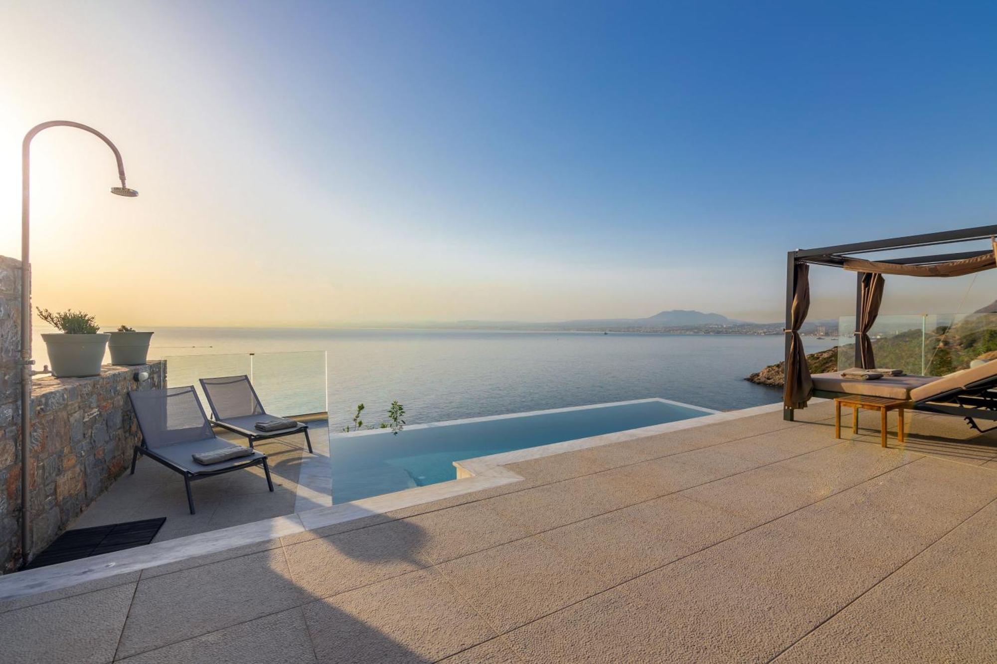 Rocca Al Mare Seaside Villas Palaiokastro  Bagian luar foto