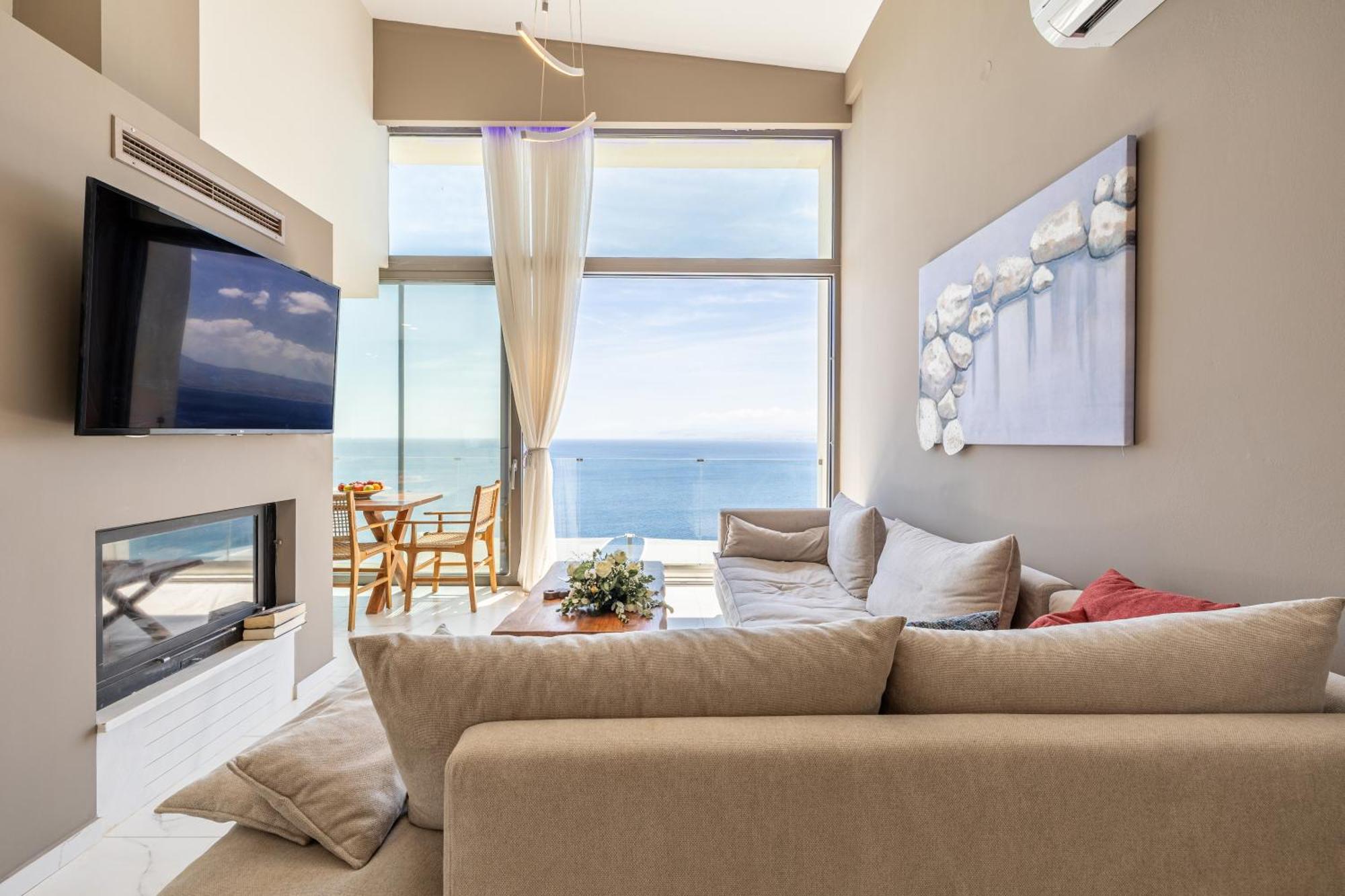 Rocca Al Mare Seaside Villas Palaiokastro  Bagian luar foto